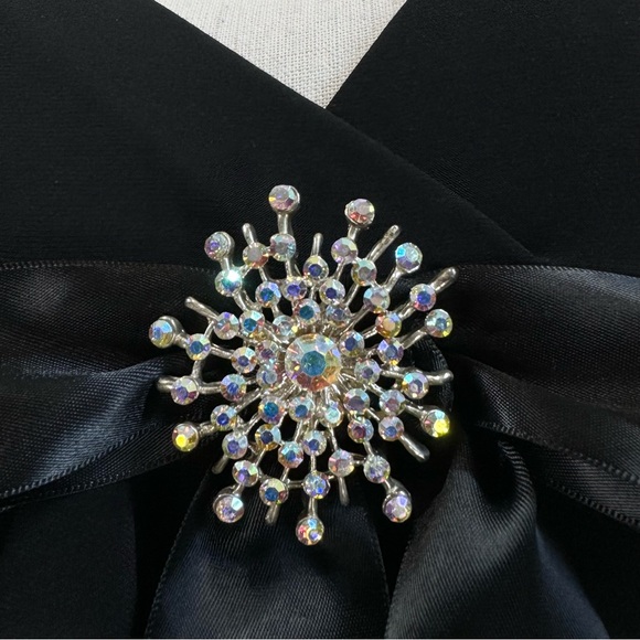 Vintage Cache Ruffle Babydoll Cocktail Dress Size 4 Y2K Prom Party Evening - Picture 4 of 15